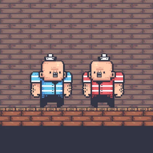 2 Spieler Rot Blau Piraten
