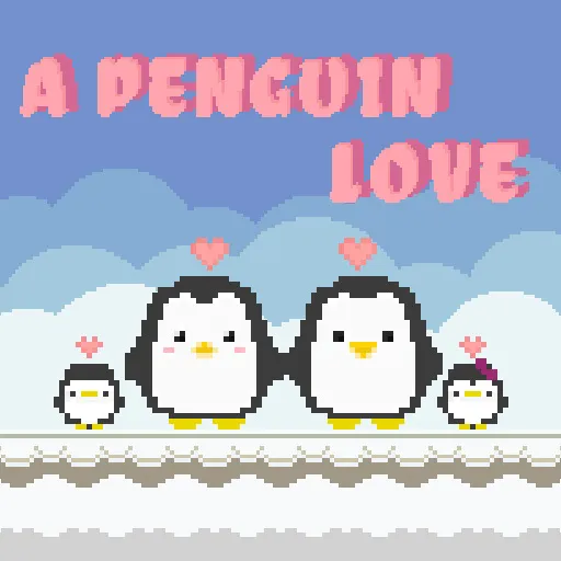 Eine Liebe der Pinguine