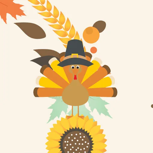 Ein Thanksgiving-Match 3