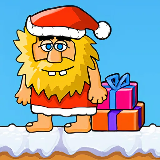 Adam en Eva vieren Kerst