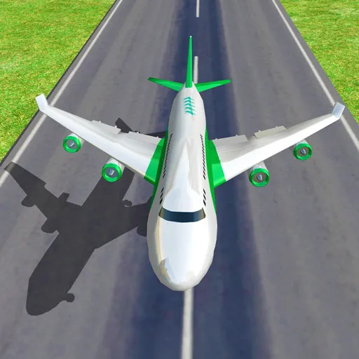 Simulador de vuelo de avión 3D