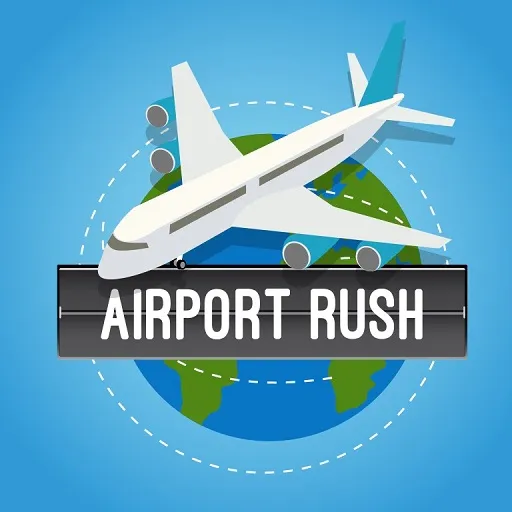 Flughafen-Rush