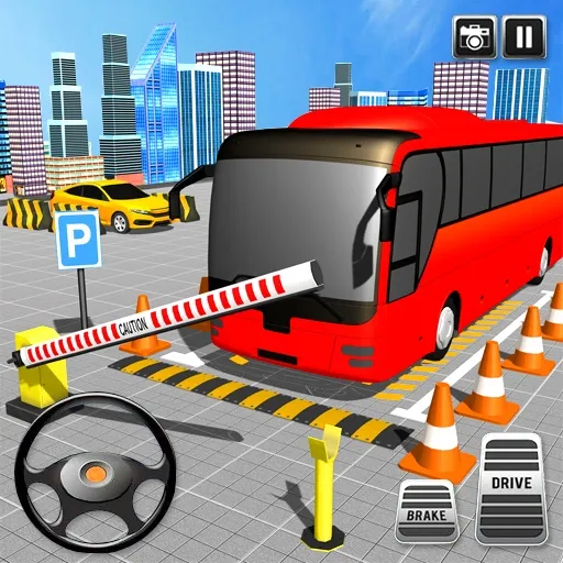 American Modern Bus Parking: Bus Game Simulator 2020