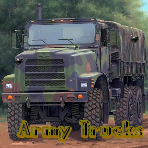 Armee-Lastwagen versteckte Objekte
