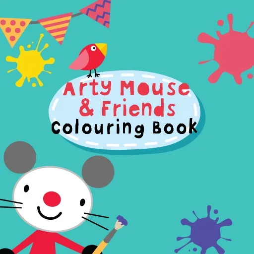 Arty Mouse Malbuch