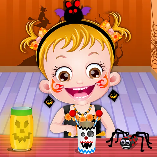 Baby Hazel Halloween Basteleien