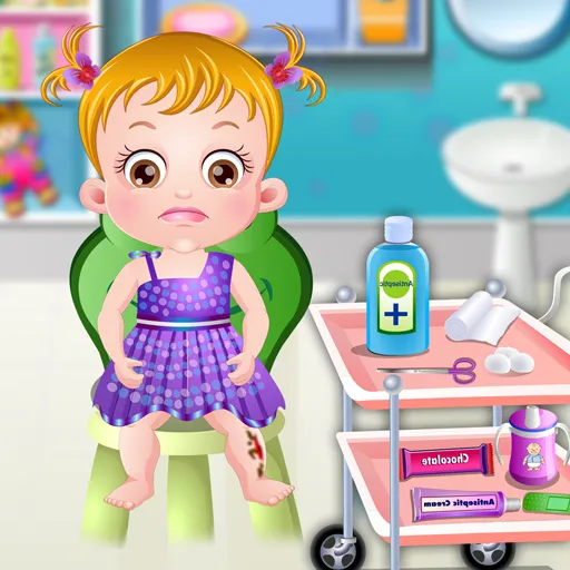Lesión de pierna de Baby Hazel