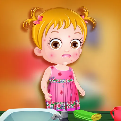 Trouble de la peau de Baby Hazel