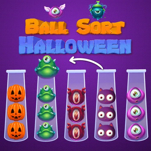 Tri de boules d'Halloween