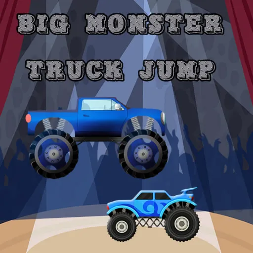 Gran salto de monster truck