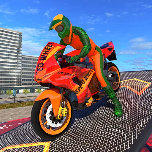 Simulateur de conduite de cascades de moto 3D