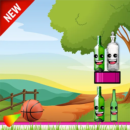 Juego de Disparo de Botellas