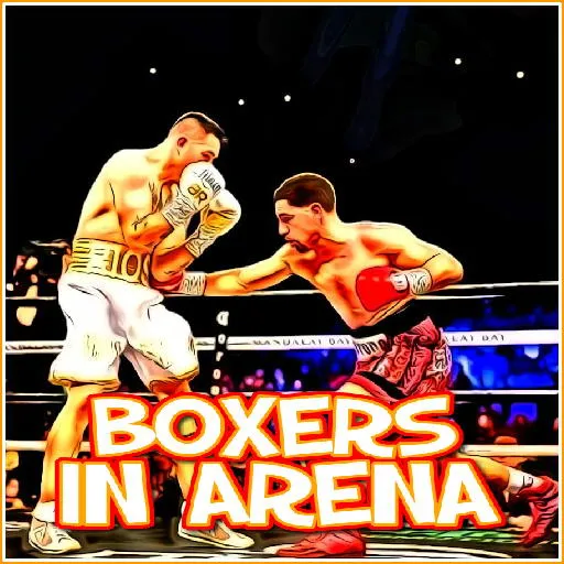 Boxer in der Arena