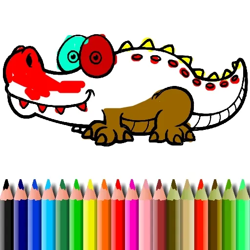 Colorear Aligator de BTS