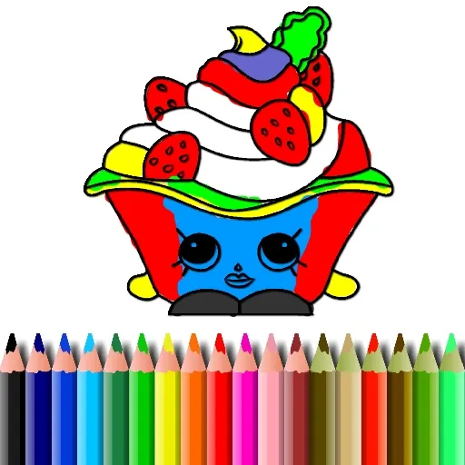 Livre de coloriage de gâteau BTS