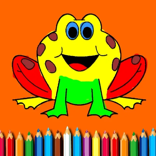 BTS Lustiger Frosch-Malbuch