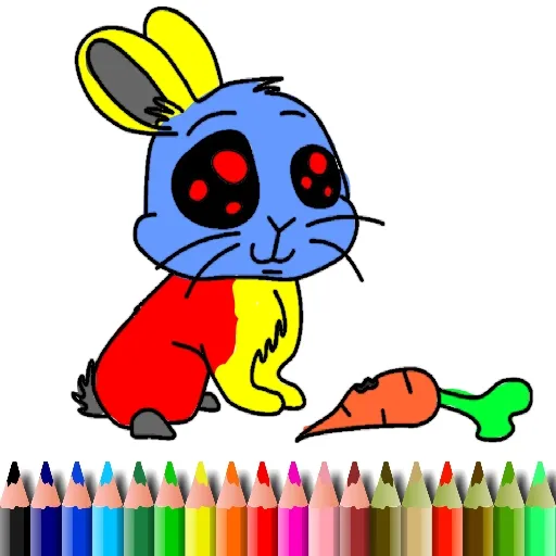 BTS Rabbit Kleurboek