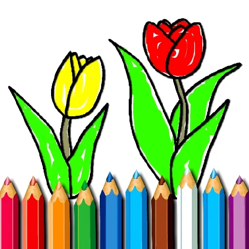 Libro de colorear de primavera de BTS