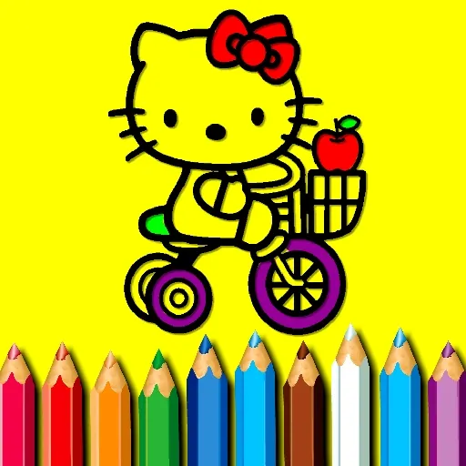 Colorear gatito dulce de BTS
