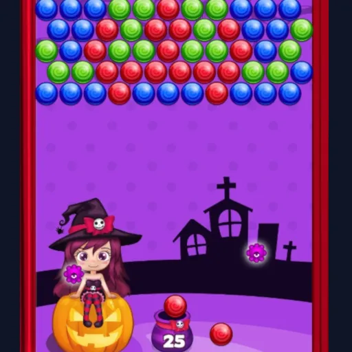 Disparador de burbujas de Halloween