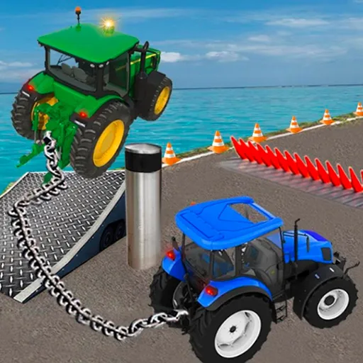 Simulador de Remolque de Tractor Encadenado