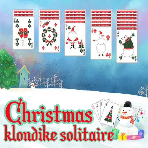 Weihnachts-Klondike-Solitär