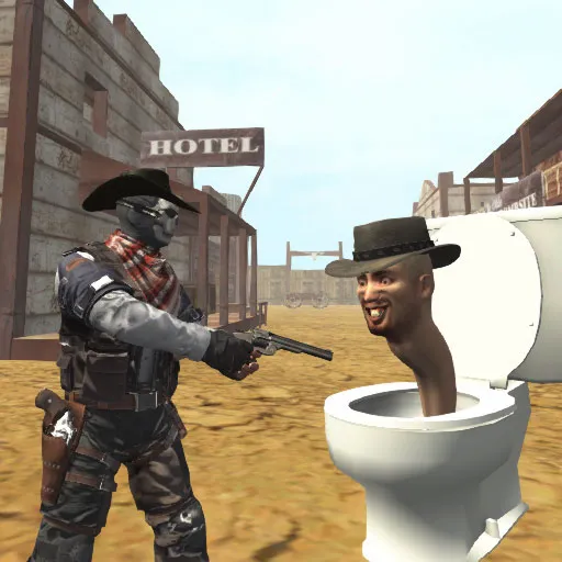 Cowboy vs Skibidi Toiletten