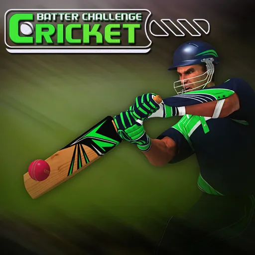 Jeu de défi du batteur de cricket
