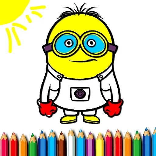 Libro para colorear de monstruos lindos