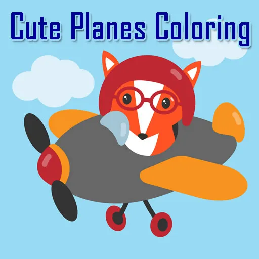 Colorear Aviones Bonitos