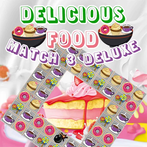 Delicioso juego de Coincidencias de Comida 3 Deluxe