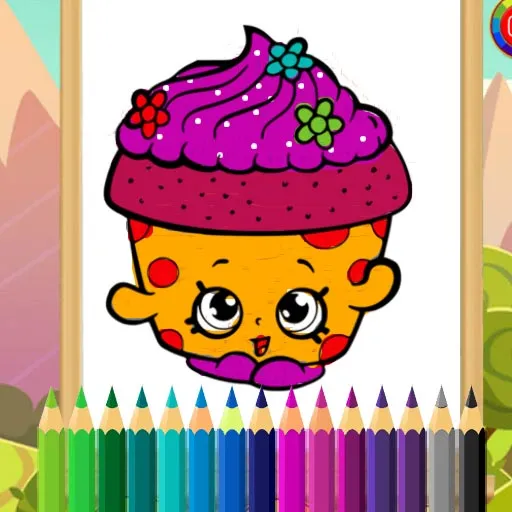 Juego de colorear postres