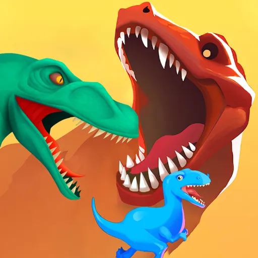 Evolución de los dinosaurios 3d