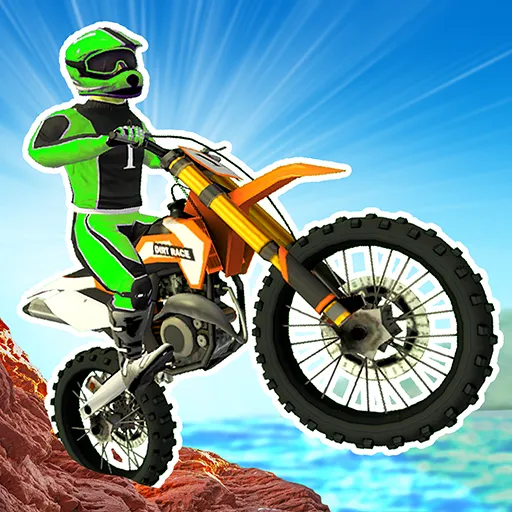 Habilidades locas de la moto de tierra