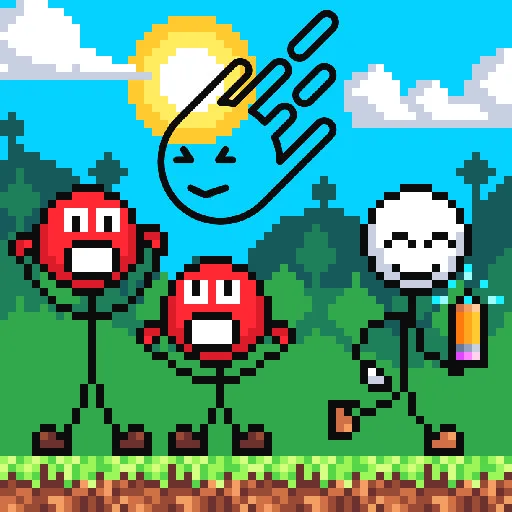 Eine Waffe zeichnen - 2D-Puzzle-Spiel