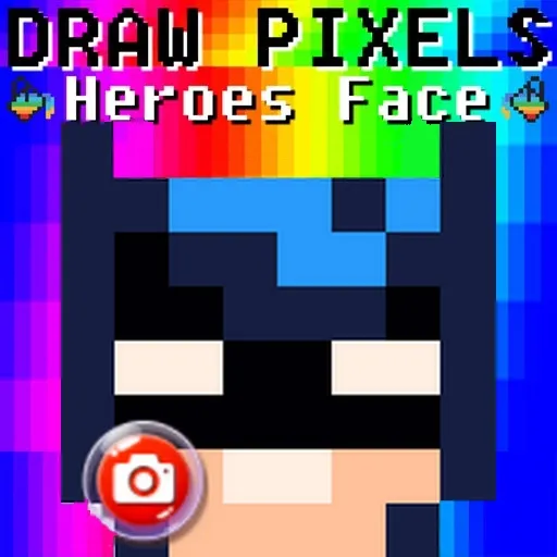 Teken Pixels Heroes Gezicht