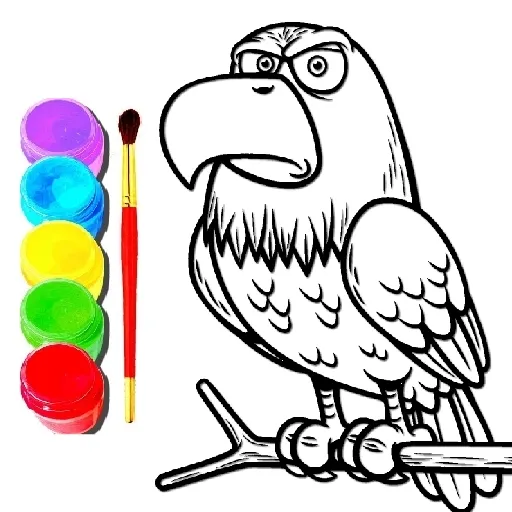 Adler Malbuch