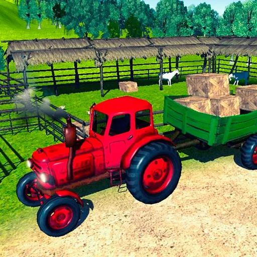 Simulation de transport de tracteur agricole