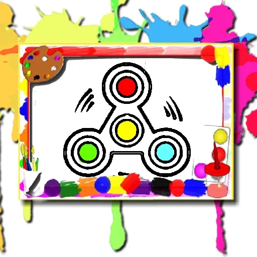 Libro para colorear Fidget Spinner