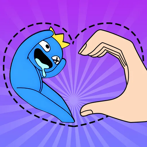 Recarga de monstruo de corazón con los dedos