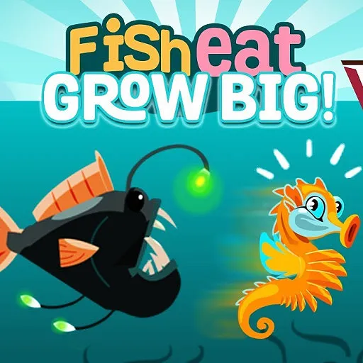 Los peces comen, crecen y se hacen grandes