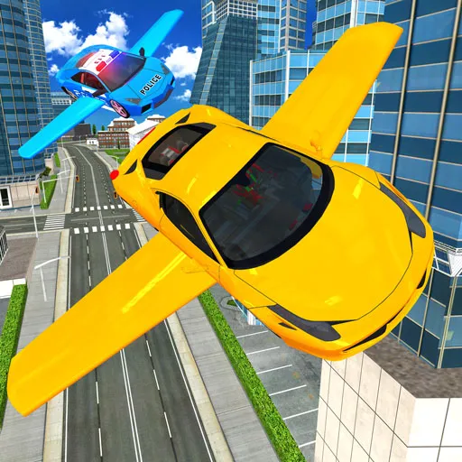 Simulateur de voiture volante 3d