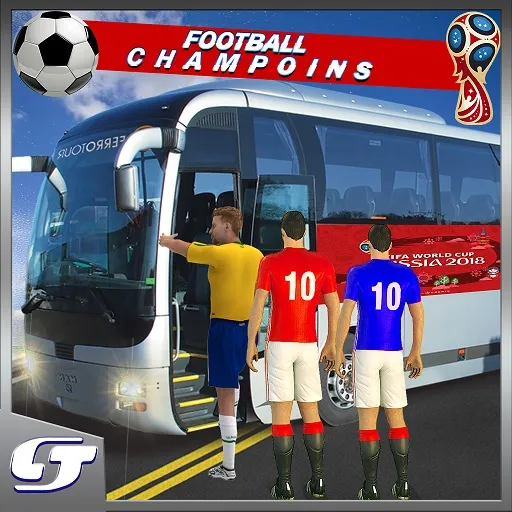 Jeu de simulation de transport en bus pour joueurs de football