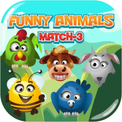 Lustige Tiere Match 3