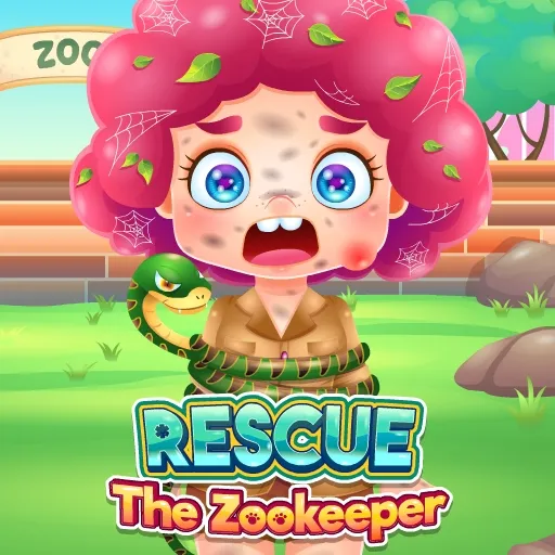 Cuidador de zoológico divertido