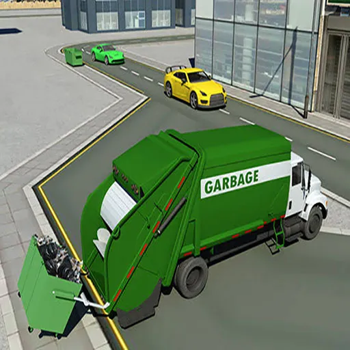 Simulador de camión de basura de la ciudad