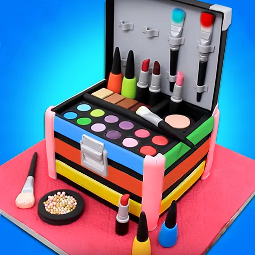 Kit de Maquillaje de Niña Pasteles Cómodos Caja Bonita Juego de Panadería