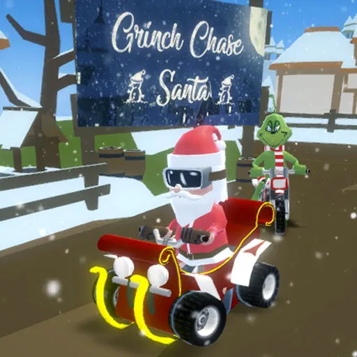 Persecución del Grinch a Santa