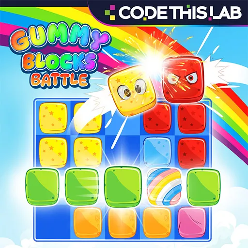 Bataille de blocs de gomme