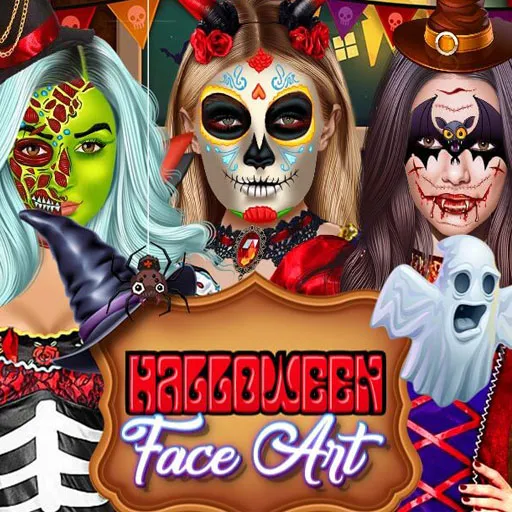Halloween Gezichtskunst